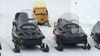 97 vs 07 Ski Doo Skandic WT Comparison [upl. by Meyeroff]