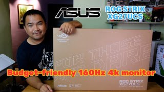 ASUS ROG STRIX XG27UCS 4K Monitor  JK Chavez [upl. by Umeko]