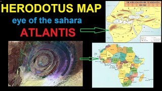 HERODOTUS MAP ATLANTIS [upl. by Jerman]