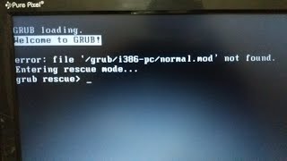 Fix GRUB Rescue Error in Arch Linux [upl. by Aziar]