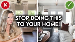 10 REASONS YOUR HOME LOOKS CHEAP  INTERIOR DESIGN MISTAKES [upl. by Naej]