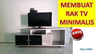 Cara Buat Rak TV minimalis  DIY TV RACK [upl. by Augusto]