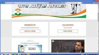 How to take membership on INC Congress party [upl. by Araik]