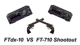 FTdx10 VS FT710 Shootout [upl. by Samaj43]