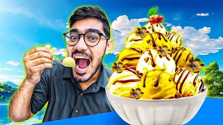 I Tried ₹100000 Golden Ice Cream इतनी महँगी आइसक्रीम देखकर आपके होश उड़ जायेंगे [upl. by Nrehtac]