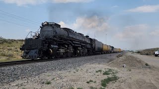 Eastbound big boy at Kemmerer Wyoming  72324 [upl. by Melina]