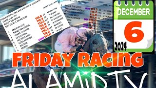 ALAMiDTV sariling giya at analisa  Friday Racing  December 6 2024  7 races 5pm starts [upl. by Neelrihs]