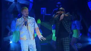 J Balvin y Sean Paul  Contra La Pared THE LATE LATE SHOW [upl. by Adnawak]