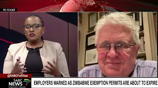 Employers warned as Zimbabwe exemption permits are about to expire  Gerhard Papenfus [upl. by Alexei66]