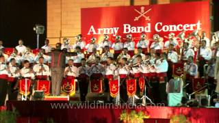 Army band concert at India Gate in New Delhi [upl. by Htenek]