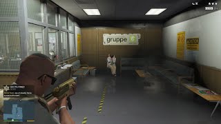 GTA 5  Gruppe Sechs HQ Massacre  Six Star Escape [upl. by Esinad]