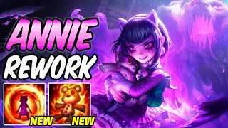 NEW ANNIE REWORK 2023  INSANE BUFFS SHIELD REFLECT ABILITIES DAMAGE amp TIBBERS CHANGES [upl. by Ailaro]