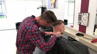 Männerhaarschnitt alles erklärt Haare schneiden ganzer Haarschnitt Tutorial Fade Cut [upl. by Herson]