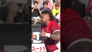 Tongan intensity 🇹🇴 Rugby Shorts PacificNationsCup [upl. by Nibor]