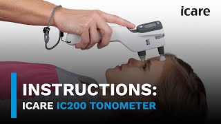 iCare IC200 Tonometer Instructional Video [upl. by Beltran]