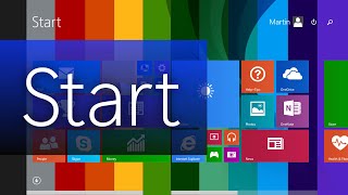 Windows 8 Start Menu Colours [upl. by Durrej]