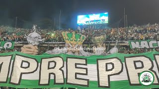 Atlético Nacional 1 Vs Millonarios 1  Salida Cánticos y Celebración  La Banda de Los Del Sur [upl. by Harrison]