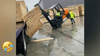 Forklift Fails Compilation Video [upl. by Laumas]