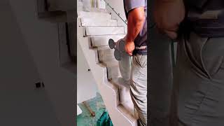 Installation process of tempered glass handrail [upl. by Annirac]