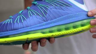 Nike Air Max LeBron X Low quotViolet Forcequot Live Look [upl. by Sydney354]