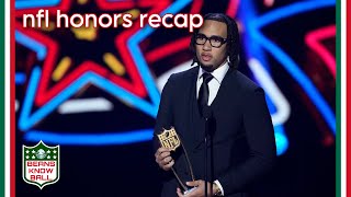 NFL Honors Recap amp Reactions [upl. by Nikral973]