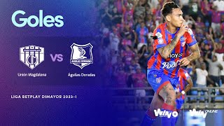 Unión Magdalena vs Águilas Doradas goles  Liga BetPlay Dimayor 2023I  Fecha 11 [upl. by Alisia]