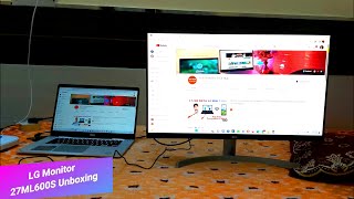 LG 27inch Monitor 27ML600 Unboxing  Best Full HD Monitor for Photo Video and Gaming Purpose [upl. by Eb]