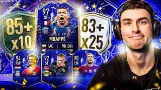 Opening My Saved TOTY Packs [upl. by Auqinahc]