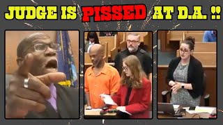 Judge Is PISSED at DA After Holding Defendant Without Charges [upl. by Nylanaj627]