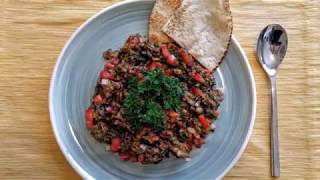 Eggplant Salad in 1 Minute Salatat Batinjan [upl. by Normandy]