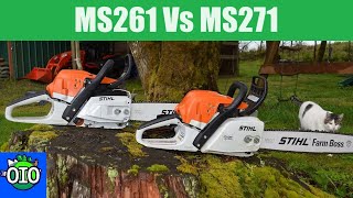 Stihl MS261 vs MS271 Which Should You Buy Complete Review w Cross Cut and Rip Cut Comparison [upl. by Umeko]