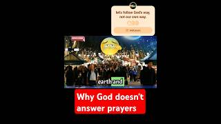 Why God doesnt answer prayers jesus christian trending trendingshorts love christ preaching [upl. by Sew]