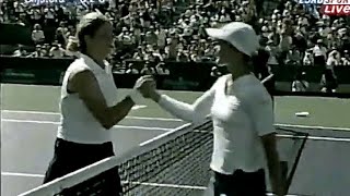 Martina Hingis vs Kim Clijsters 2001 Indian Wells SF Highlights [upl. by Enylhsa]