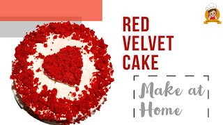 Red Velvet Cake Make this at Home  Simple Cooking [upl. by Yetah]