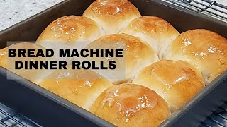 Easiest Dinner Rolls in Your Bread Machine [upl. by Lehcsreh308]