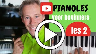 🎹 In 7 stappen Piano leren spelen zonder noten  Pianoles 2 voor beginners pianoles pianoleren [upl. by Niarda]