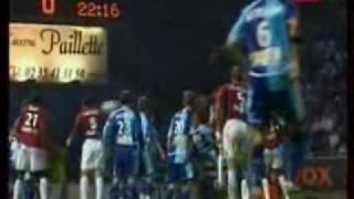 but de Laurent Agouazi algerie vs Le Havre 13112006flv [upl. by Ttereve]