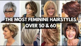 THE MOST FEMININE HAIRSTYLES OVER 50 amp 60  Style Your Dreams [upl. by Sharia]