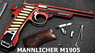 How a Mannlicher M1905 Pistol Works [upl. by Norse]