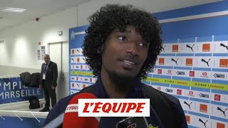 Moutoussamy «Jai beaucoup raté Et enfin je la mets au fond»  Foot  L1  Nantes [upl. by Efi]