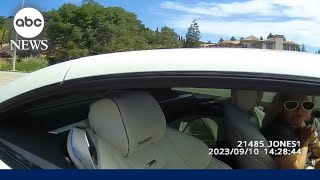 CHP body cam footage shows traffic stop involving Britney Spears [upl. by Jory]