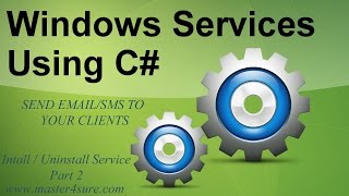 HOW TO INSTALL WINDOWS SERVICE [upl. by Georgi]