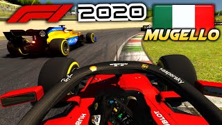 PLAYING THE F1 2020 TUSCAN GRAND PRIX Onboard F1 Race at Mugello [upl. by Ennovahc]