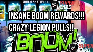 CRAZIEST BOOM REWARDS ALL REWARDSWWE SUPERCARD [upl. by Jandel418]