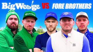 BIG WEDGE GOLF vs F0RE BR0THERS Stroke Play at ROYAL TROON [upl. by Idarb]