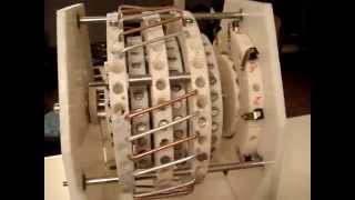 Permanent Magnet Model Engine Prototype2500 rpm [upl. by Fast]