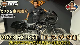 【カスタム車両紹介】2023年式FXLRST「ローライダーST」ホイールのペイント等見所満載！カスタムの参考にぜひ！【川越スタイル】 [upl. by Hayimas]