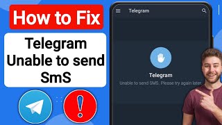 How To Fix Telegram unable to send SMS please try again later  Telegram login problem solved [upl. by Vastha]