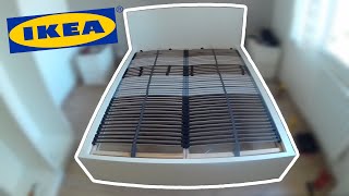 IKEA How To Build an MALM BED  monter lit [upl. by Guy]