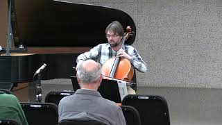 Gallery Suite for Unaccompanied Cello Robert Muczynski Live  Earlham College [upl. by Catto3]